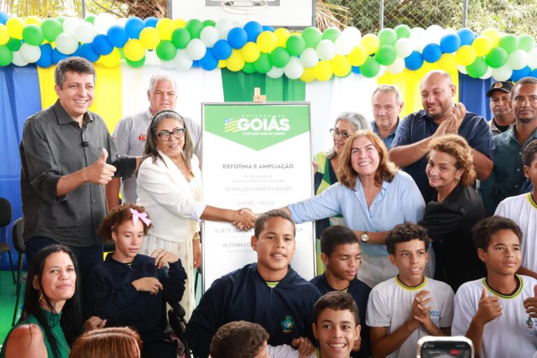Governo inaugura nova sede da Escola Estadual Damásio Ribeiro de Miranda, em Flores de Goiás