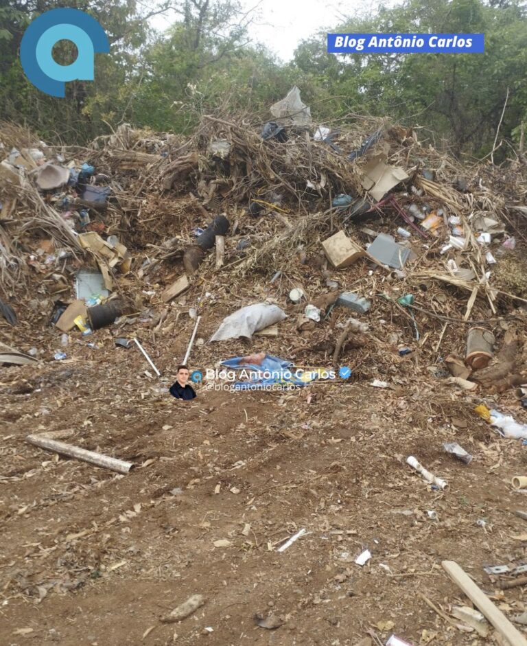 Moradores denunciam descarte irregular de lixo em Buritinópolis-GO