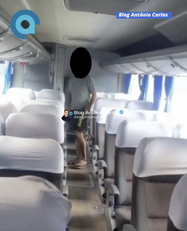 Suspeito é preso ao tentar fugir em ônibus após arrombar e furtar objetos de loja em Posse-GO