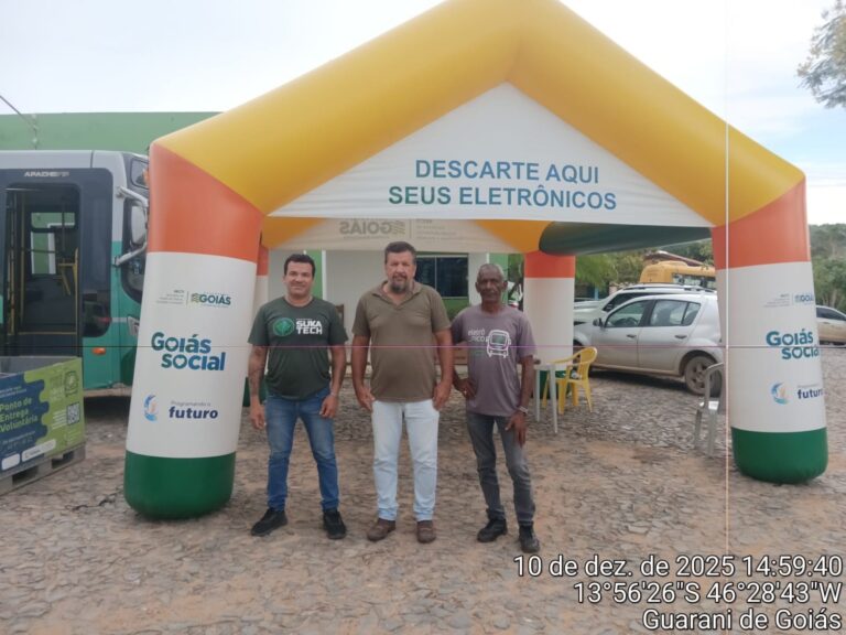Secretaria Municipal de Meio Ambiente promove coleta de lixo eletrônico em Guarani de Goiás