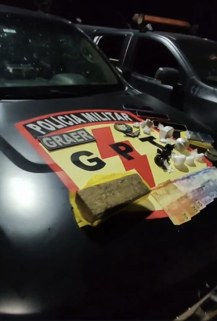 Ação conjunta do GPT e GRAER prende casal e apreende drogas durante Operação Natal Seguro, em Posse-GO