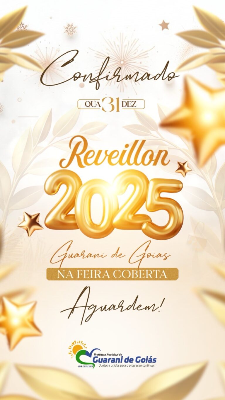 Guarani de Goiás confirma Réveillon com festa para celebrar a virada do ano