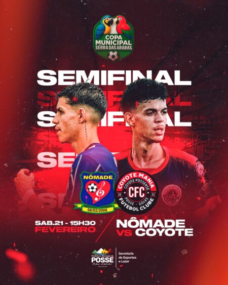 Semifinais da Copa Municipal Serra das Araras prometem emoção em Posse-GO