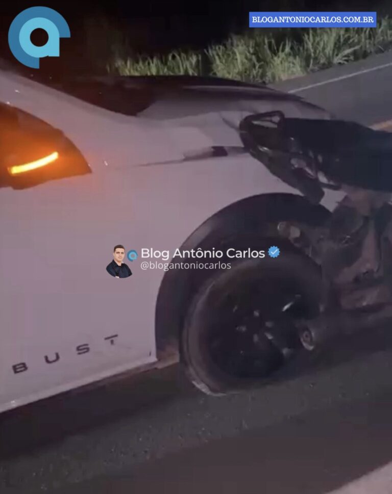 Uma pessoa morre em colisão entre carro e moto na GO-110, em Iaciara-GO