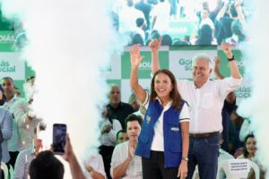 Governador Ronaldo Caiado faz discurso acalorado em Posse-GO