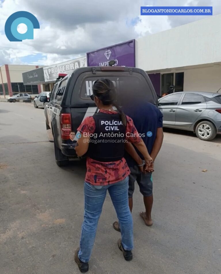 Suspeito de tentativa de feminicídio é preso pela Polícia Civil em São Domingos-GO