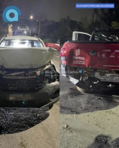 Dois veículos se envolvem em colisão na GO-108, em Posse-GO