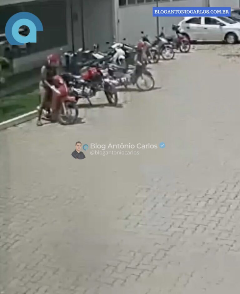 Capacete é furtado no estacionamento da Policlínica de Posse-GO