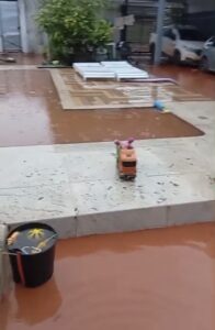 Forte temporal com grande volume de água alaga casas, danifica ruas e causa prejuízos em Posse-GO