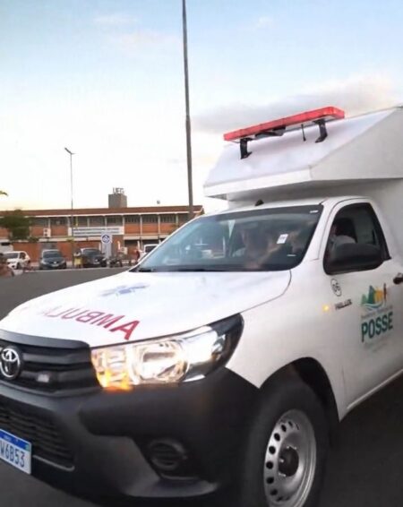 Posse-GO recebe duas ambulâncias novas para reforçar atendimento na saúde pública