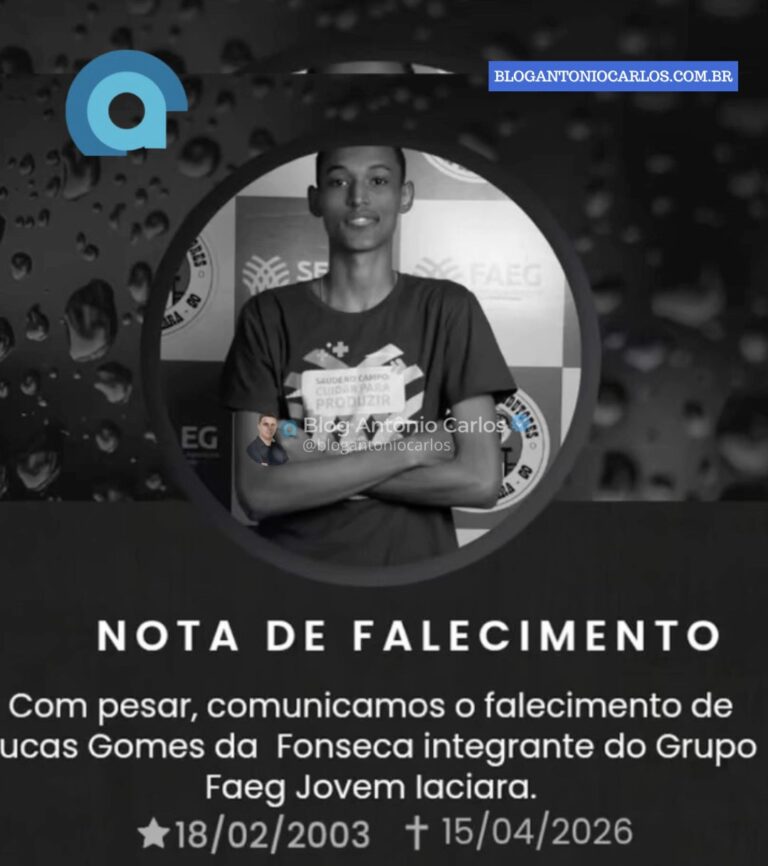 Morte de jovem de 23 anos causa comoção em Iaciara-GO