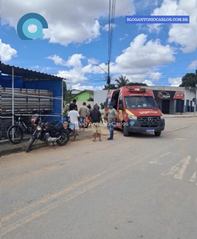 Motociclista fica ferido após colisão com carro em Posse-GO