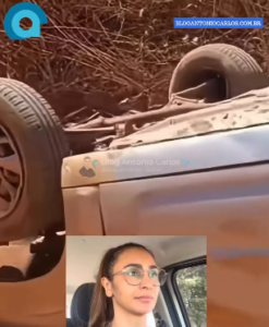 Influenciadora de Luís Eduardo Magalhães sofre acidente após carro capotar no Oeste da Bahia
