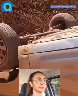 Influenciadora de Luís Eduardo Magalhães sofre acidente após carro capotar no Oeste da Bahia