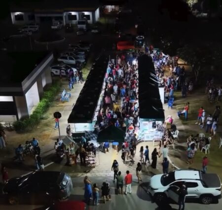 1ª Feirinha da Praça dos Poderes reúne comerciantes, artesãos e famílias em Buritinópolis-GO