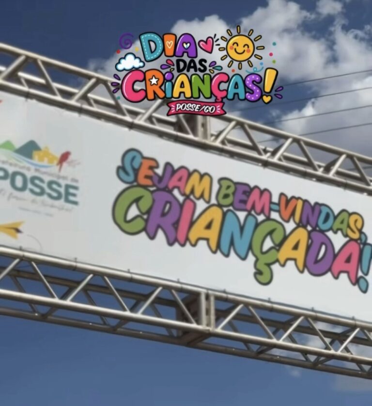 Com brinquedos e muita diversão, evento do Dia das Crianças é sucesso em Posse-GO