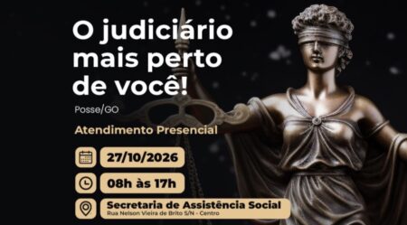 Posse-GO terá atendimentos jurídicos gratuitos nesta terça-feira (27); veja os serviços oferecidos